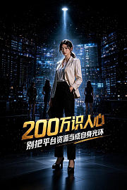 200万识人心，别把平台资源当成自身光环