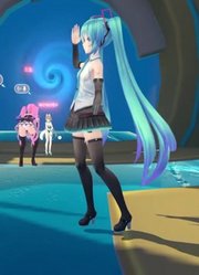 《绿洲VR》当初音跳起毛子土嗨踢腿舞，气氛突然……