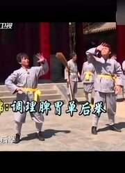 李乃文李承鹏表演少林寺内功心法八段锦，举起手来时，大家笑喷了