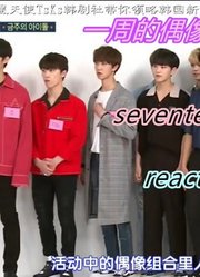 【SEVENTEEN】综艺来袭！期待已久的小十七一周的偶像reaction来啦！！二倍速直接圈死！！！