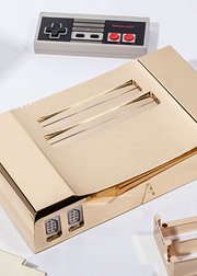 24K金任天堂NES游戏机