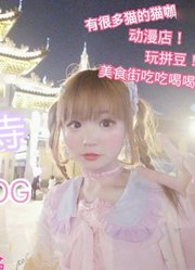 【vlog】【凡茄酱】【我的探店笔记】《无锡南禅寺游记》穿着小裙子去猫咖，拼豆店和美食街玩吧～≧∇≦✧(≖◡≖✿)！