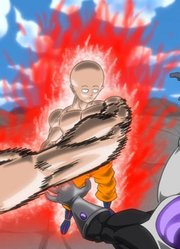 龙珠：埼玉拜师孙悟空，学会1000倍界王拳，一拳秒杀黑金弗利萨