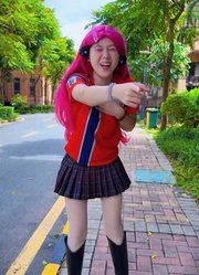 被打#cosplay#二次元