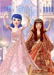 玛丽娜和莱拉特别装扮的表演