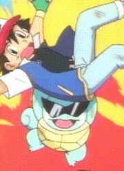 小智收服的领袖级别神奇宝贝，戴着黑墨镜，社会大佬！