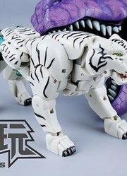 迷你猛兽侠！RT白虎勇士小比例超能勇士BWRobotToys猛兽侠
