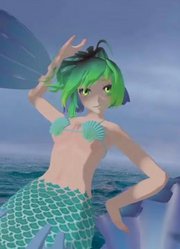 【VRChat全身追踪】美人鱼跳起了月亮之上