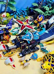 忍风战队DX全机器人合体定格动画