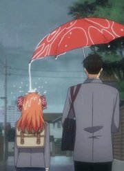 《月刊少女野崎君》男女生共撑一把伞的错误示范教学