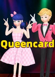 瓢虫雷迪：玛丽娜和艾俊cosplay芭比跳Queencard