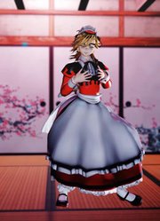 鬼灭之刃MMD：童磨“女仆装”的表演