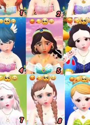 艾莎、白雪公主、玛丽娜等人的表情包挑战