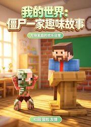 我的世界：僵尸一家趣味故事