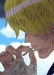 海贼王：山治真男人的6个瞬间，1次是帅气的下跪，1次用生命点烟