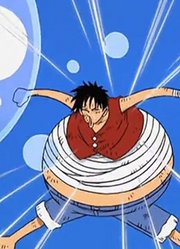 海贼王路飞新大招：吃我一记水遁水龙弹