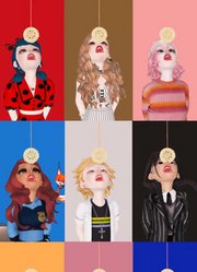 玛丽娜、艾俊等人的不用手吃饼干挑战