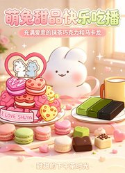 萌兔甜品快乐吃播