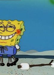 我和家里人说，我的同学们都爱看《海绵宝宝》