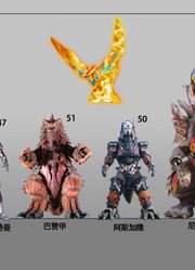 布莱泽奥特曼，TV出现的怪兽身高，没想到奥特曼很矮啊