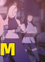 火影忍者MMD：鸣人和雏田、小樱等5位女忍者的《IAM》