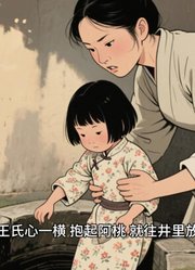 故事动画：趁着丈夫不在家，后妈把女儿扔进了井里