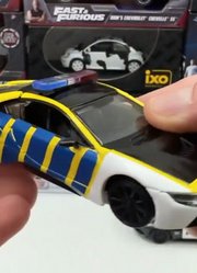 开箱最佳电机压铸警车系列43比例模型