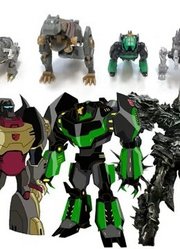 《不同的变形金刚铁锁》迷你版Cyberverse动画片G1变装机器人