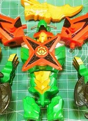 暴太郎战队拼装人偶龙悟空定格动画