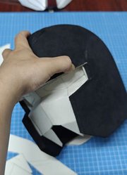 武者顽驮无摩亚屈高达头盔制作日记02