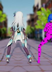 奇迹少女“联动”崩坏MMD：玛丽娜和流萤等的《BlaBlaBla》