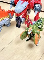 骑士龙战队DX第三集拳套龙合体