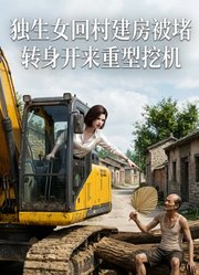 独生女回村建房被堵，转身开来重型挖机