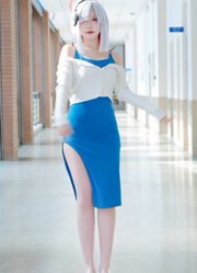 cos申鹤在学校教学楼偷偷跳个舞...不会被同学发现吧？？