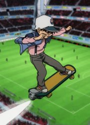 《名侦探柯南》柯南：我有特别的滑板技巧牛顿接棺而起