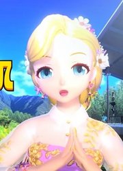 魔发奇缘MMD：“日漫风”长发公主演绎“时光机”，太美了