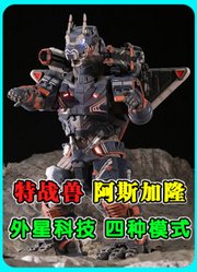 “特战兽”阿斯加隆：外星技术制造的机甲兽，拥有四种模式
