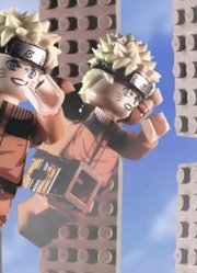 乐高动漫：佐助受伤，鸣人开启九尾之力，终于击中白