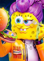 海绵宝宝and猎魔女团：海绵宝宝、派大星、章鱼哥版“猎魔团”