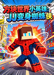 方块世界小英雄：JJ变身蜘蛛侠