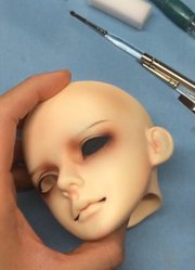【anna-queen】簡單bjd眉毛刷色教學