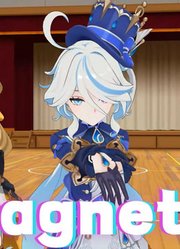 原神MMD：芙宁娜带着克洛琳德、娜维娅的《Magnetic》