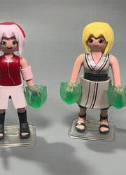 啦啦队？playmobil摩比世界火影忍者疾风传小樱与纲手