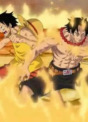 泪目！路飞与艾斯最后一次并肩作战