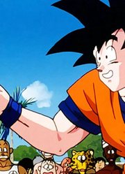 龙珠：孙悟空拳力机测试，拥有1500亿的战斗力，只打出183的分数