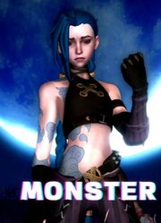 英雄联盟：双城之战2MMD，金克丝的《MONSTER》