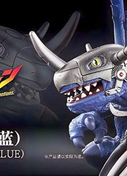 仿生数码宝贝？最帅的软胶DYNAMOTION机械暴龙兽蓝！