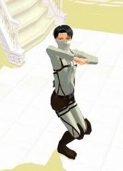 【進撃のMMD】リヴァイ兵長にニンジーン