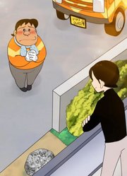 情窦初开的胖虎卖烤地瓜