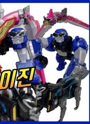 暴太郎战队食玩鬼退神拼装过程